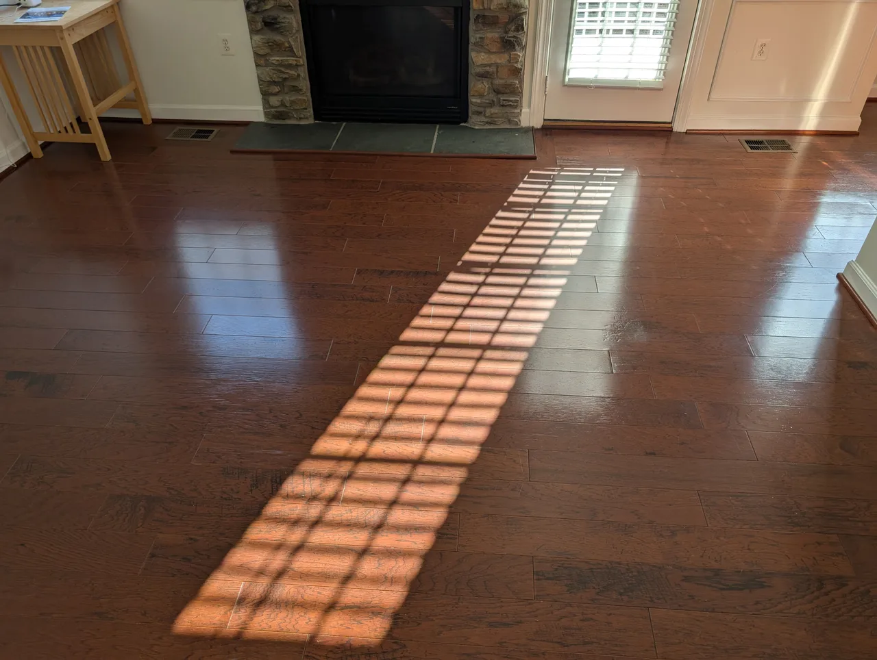 Wood Floor Cleaning after - Total Cleaning Service